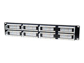 Intellinet 48-Port Cat5e Patchpanel, UTP, 19", 2 HE - Patch Panel - CAT 5e - UTP - RJ-45 - Schwarz - 2U - 48.3 cm (19")