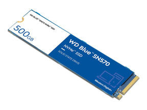 WD Blue SN570 NVMe SSD WDS500G3B0C - SSD - 500 GB - intern - M.2 2280 - PCIe 3.0 x4 (NVMe)