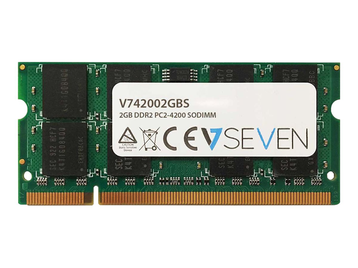 V7 DDR2 - Modul - 2 GB - SO DIMM 200-PIN - 533 MHz / PC2-4200