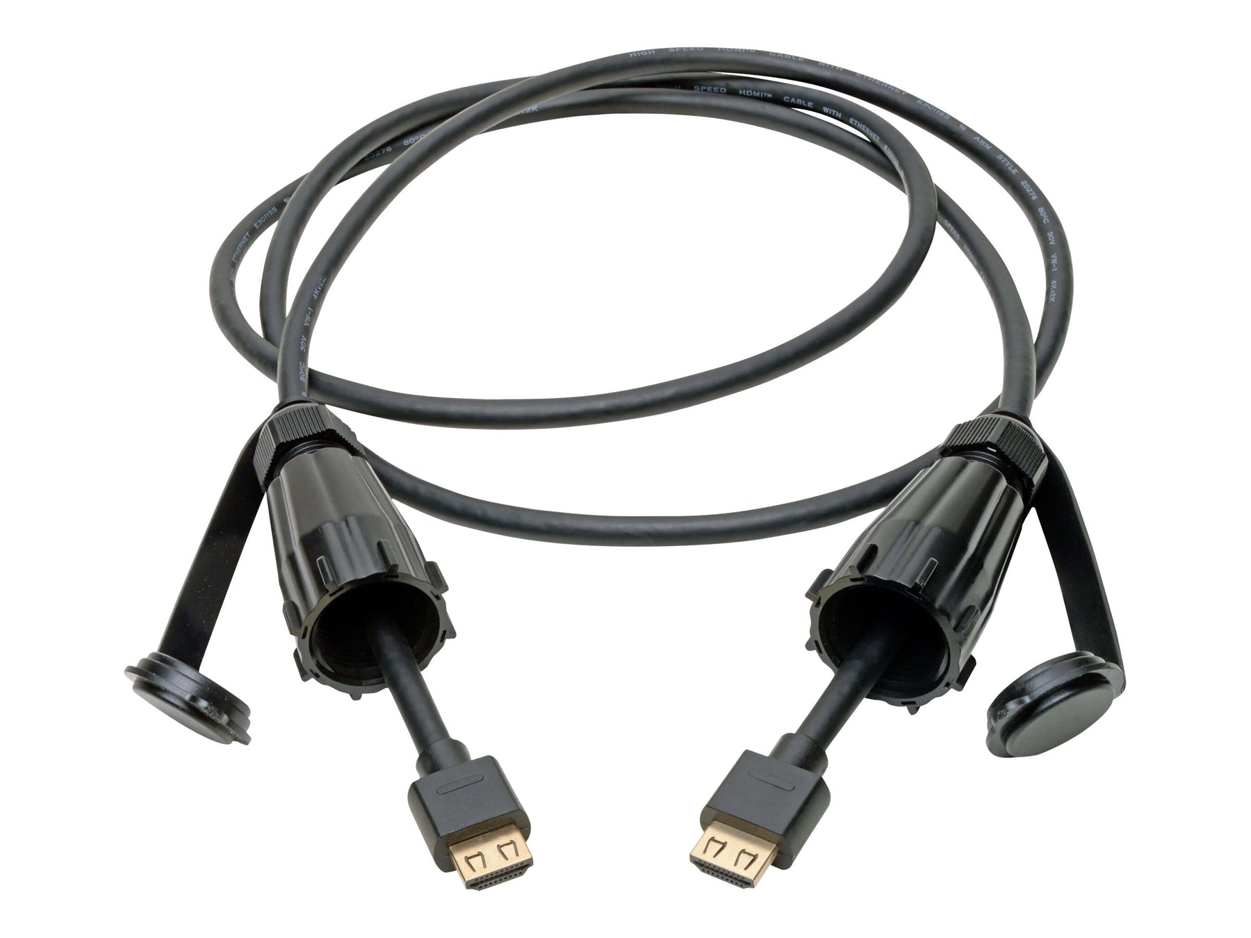 Tripp HDMI Cable High-Speed 2 IP68 Connectors Industrial Ethernet 6ft