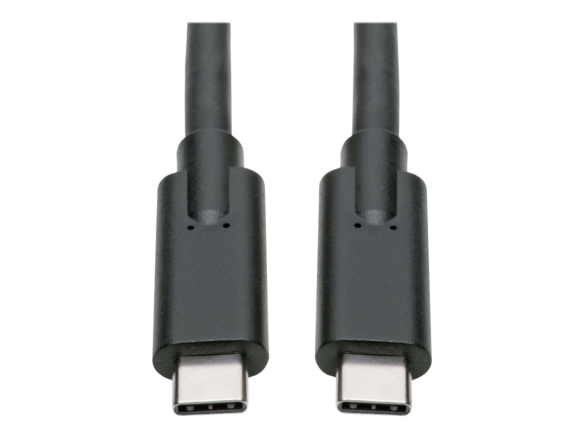 Tripp USB Type C to USB C Cable USB 3.1 5A Rating 100W 5 Gbps Thunderbolt 3 Compatible M/M 6ft - USB-Kabel - 24 pin USB-C (M)