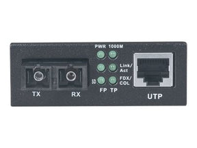 Intellinet Gigabit Ethernet Singlemode Medienkonverter, 10/100/1000Base-T auf 1000Base-LX (SC)