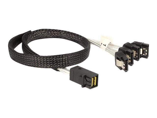 Delock SATA- / SAS-Kabel - SAS 6Gbit/s - 4-Lane - 4x Mini SAS HD (SFF-8643)