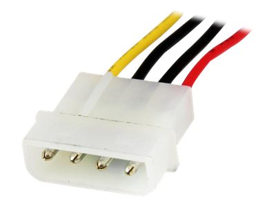 StarTech.com 30cm LP4 Molex Strom Verlängerung - 4 Pin Anschlusskabel / Verlängerungskabel - Stecker/Buchse - Spannungsversorgungs-Verlängerungskabel - interne Stromversorgung, 4-polig (M)