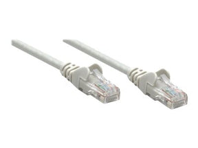 Intellinet Network Patch Cable, Cat6A, 0.25m, Grey, Copper, S/FTP, LSOH / LSZH, PVC, RJ45, Gold Plated Contacts, Snagless, Booted, Polybag - Patch-Kabel - RJ-45 (M)