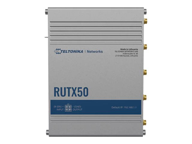 Teltonika RUTX50 - - Wireless Router - - WWAN 4-Port-Switch