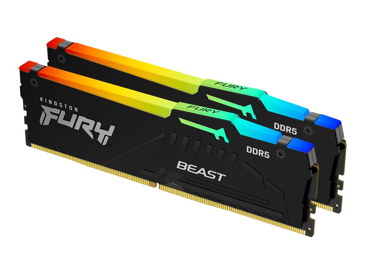 Kingston FURY Beast RGB - DDR5 - Kit - 32 GB: 2 x 16 GB