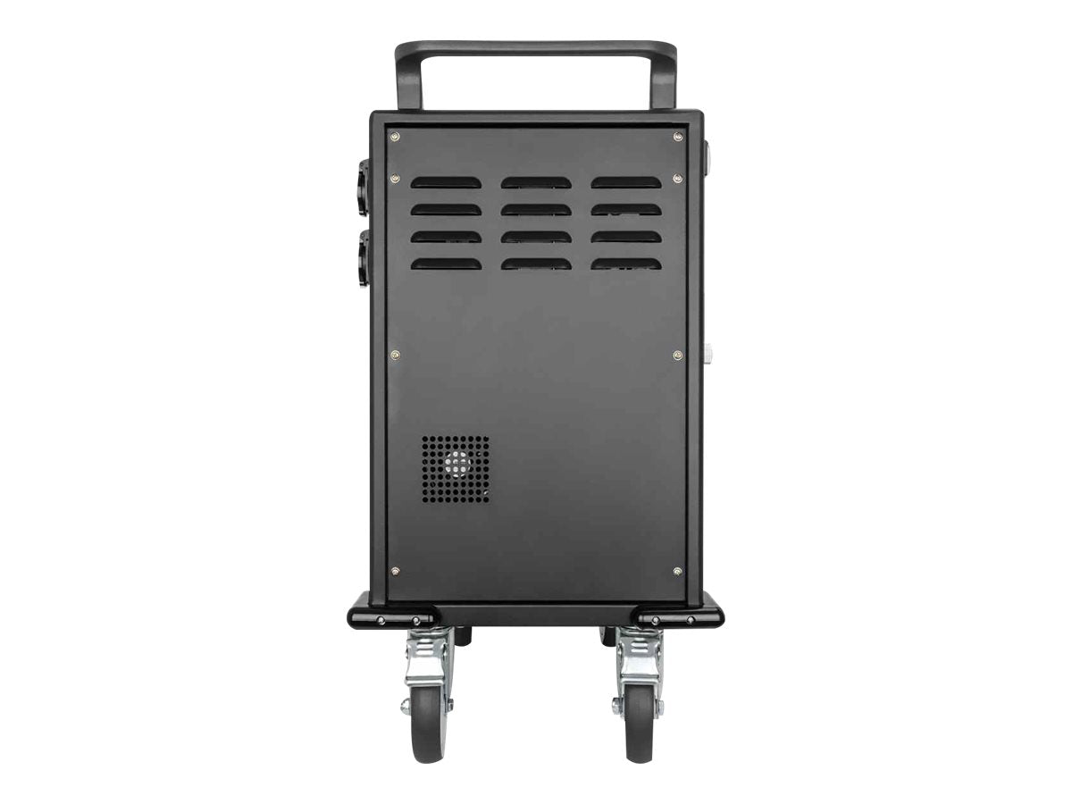 Manhattan Charging Cabinet/Cart via USB-C x32 Devices, Trolley, Power Delivery 18W per port (576W total)