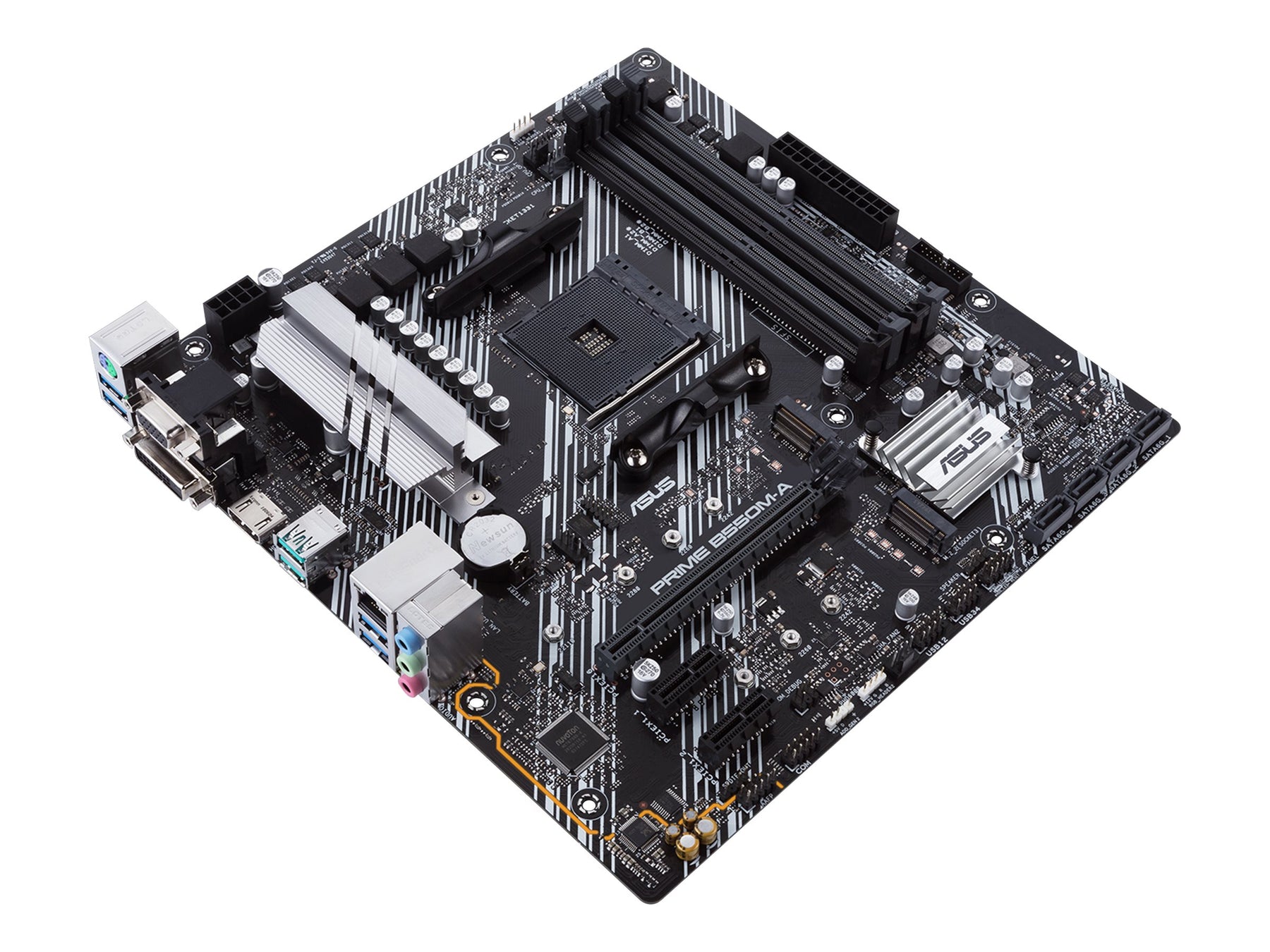 ASUS PRIME B550M-A/CSM - Motherboard - micro ATX - Socket AM4 - AMD B550 Chipsatz - USB 3.2 Gen 1, USB 3.2 Gen 2 - Gigabit LAN - Onboard-Grafik (CPU erforderlich)