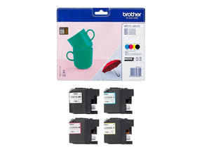 Brother LC227XL/225XL - 4er-Pack - Schwarz, Gelb, Cyan, Magenta