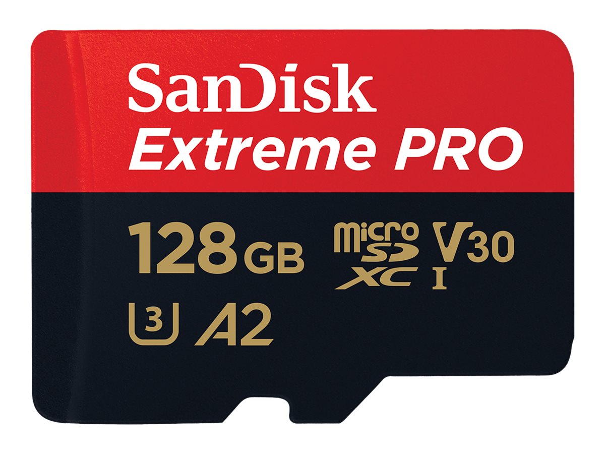 SanDisk Extreme Pro - Flash-Speicherkarte (microSDXC-an-SD-Adapter inbegriffen)