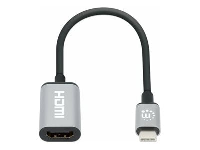 Manhattan USB-C to HDMI Cable, 4K@60Hz, 5 Gbps (USB 3.2 Gen1 aka USB 3.0)