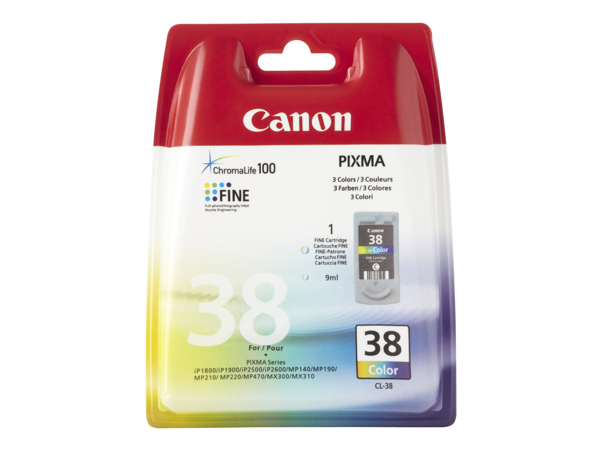 Canon CL-38 - 9 ml - Farbe (Cyan, Magenta, Gelb)