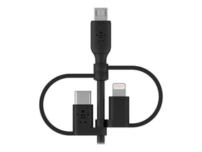 Belkin BOOST CHARGE Universal - USB-Kabel - USB männlich zu Micro-USB Typ B, Lightning, 24 pin USB-C männlich