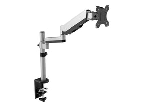 V7 DM1TA-1E Touch Adjust Monitor Mount - Verstellbarer Arm für LCD-Display - Kunststoff, Aluminium, Stahl - Silber - Bildschirmgröße: 43.2-81.3 cm (17"-32")