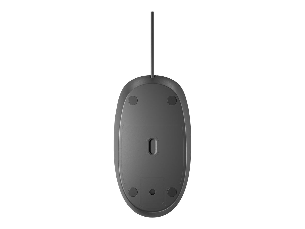 HP 125 - Maus - kabelgebunden - USB - Schwarz