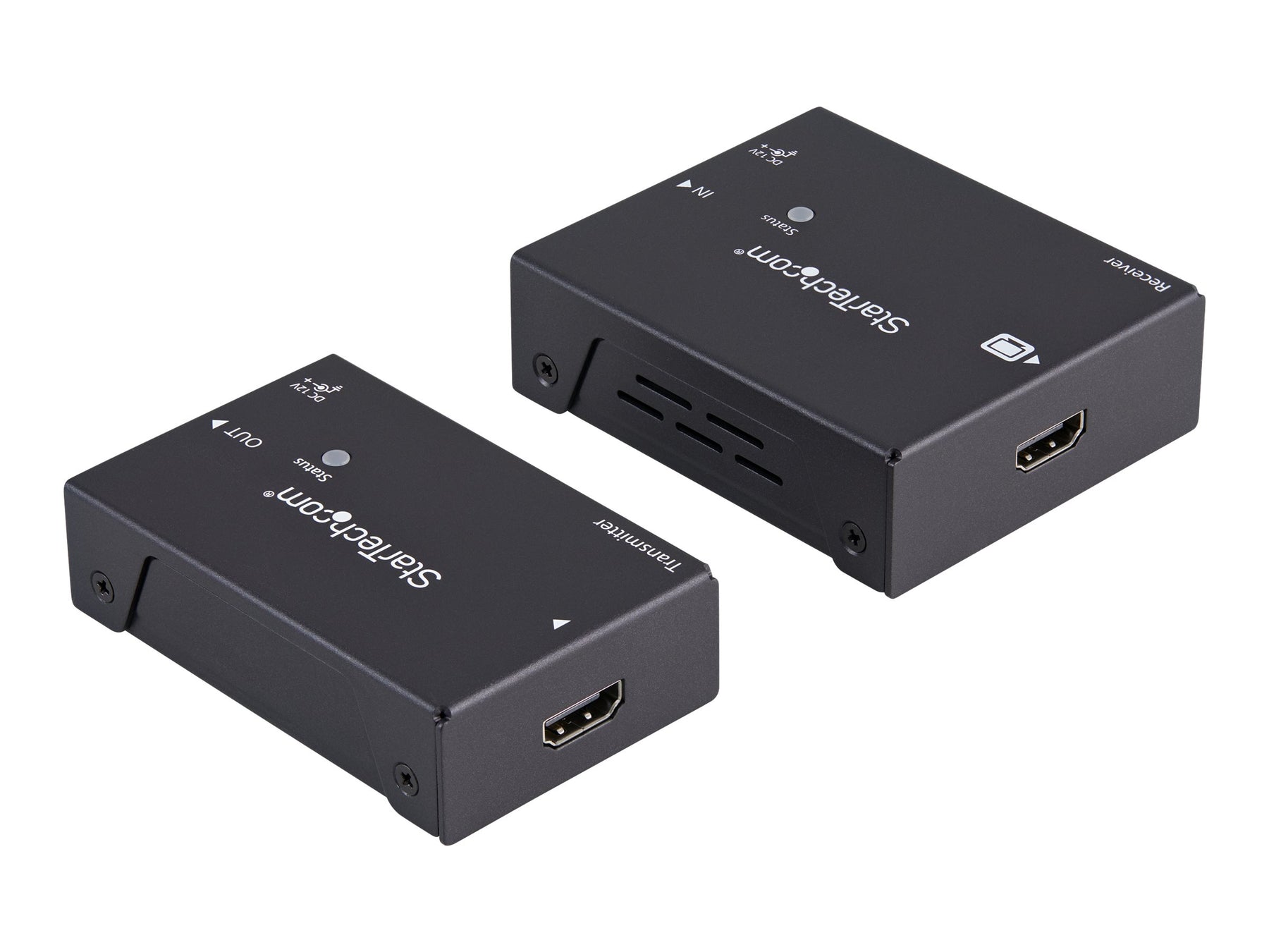 StarTech.com 330 ft. (100 m) HDMI Over Cat6 Extender - HDMI over CAT5 - HDBaseT Extender - 4K30 - HDMI Video Extender (ST121HDBTPW)