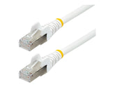 StarTech.com 1.5m CAT6a Ethernet Cable - White - Low Smoke Zero Halogen (LSZH)