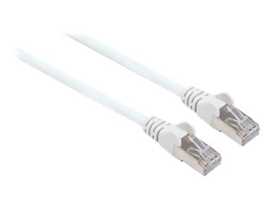 Intellinet Network Patch Cable, Cat6, 15m, White, Copper, S/FTP, LSOH / LSZH, PVC, RJ45, Gold Plated Contacts, Snagless, Booted, Polybag - Patch-Kabel - RJ-45 (M)