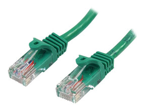 StarTech.com 0,5m Cat5e Ethernet Netzwerkkabel Snagless mit RJ45 - Cat 5e UTP Kabel - Grün - Patch-Kabel - RJ-45 (M)