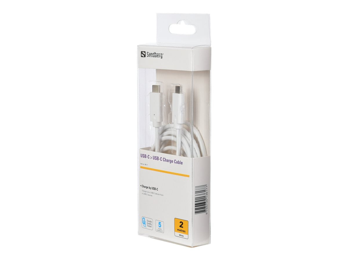 SANDBERG USB-Kabel - USB-C (M) bis USB-C (M)