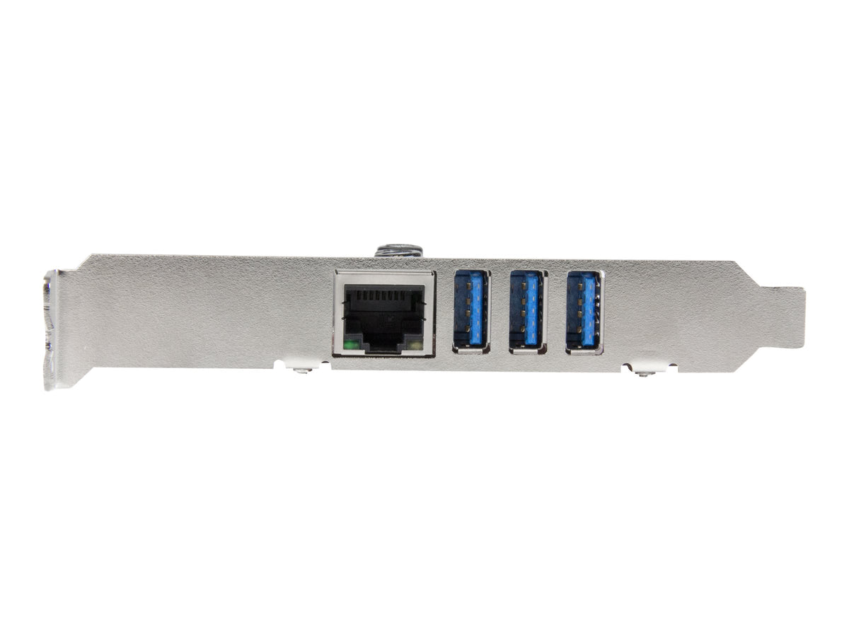 StarTech.com 3 Port PCI Express USB 3.0 Karte mit Gigabit Ethernet