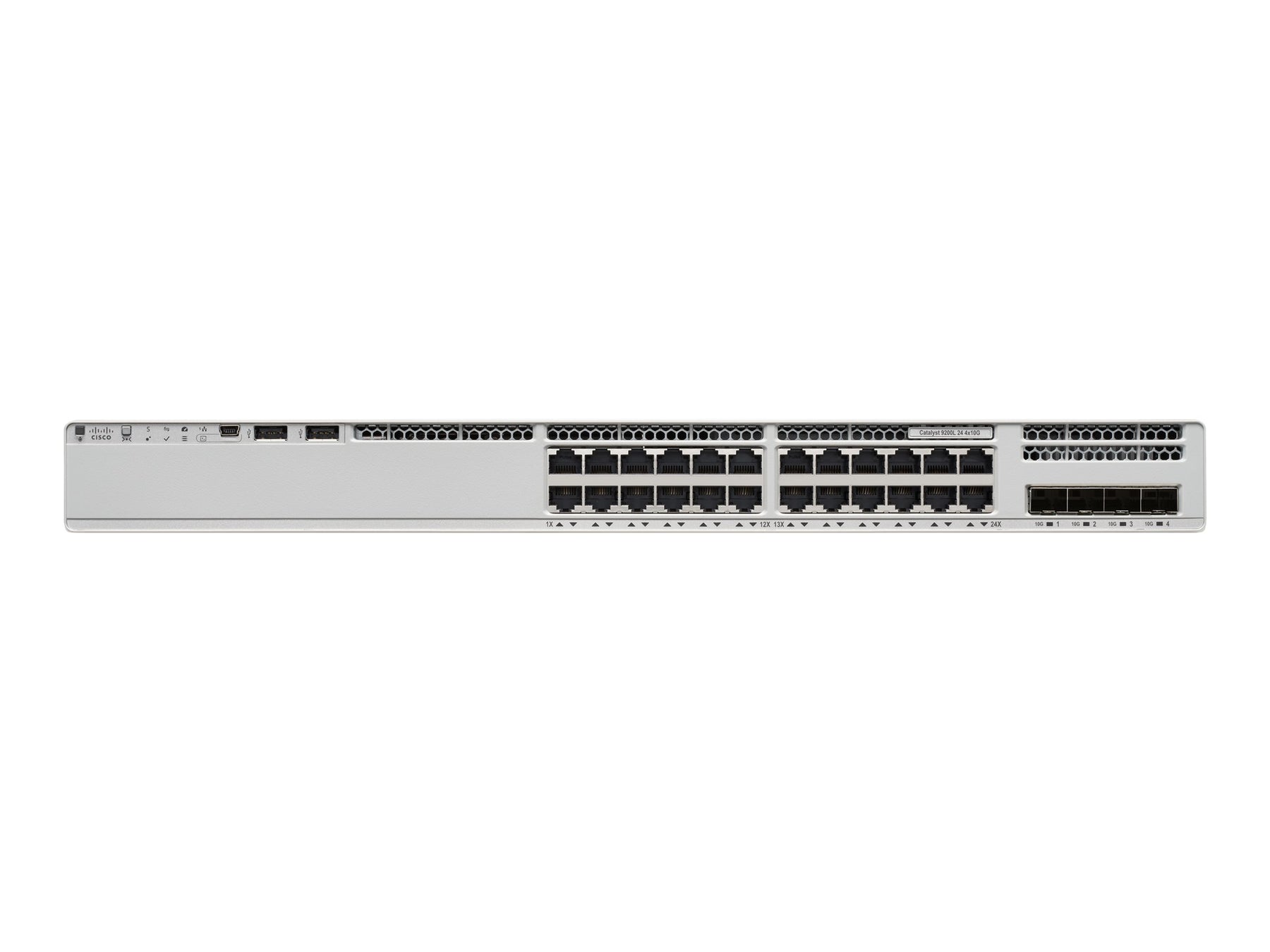 Cisco Catalyst 9200L - Network Advantage - Switch - L3 - 24 x 10/100/1000 + 4 x Gigabit SFP (Uplink)