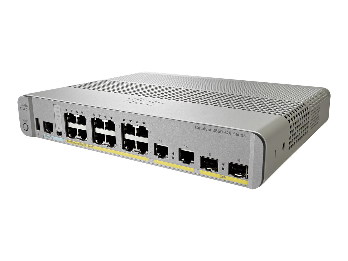 Cisco Catalyst 3560CX-12PC-S - Switch - managed - 12 x 10/100/1000 (PoE+)