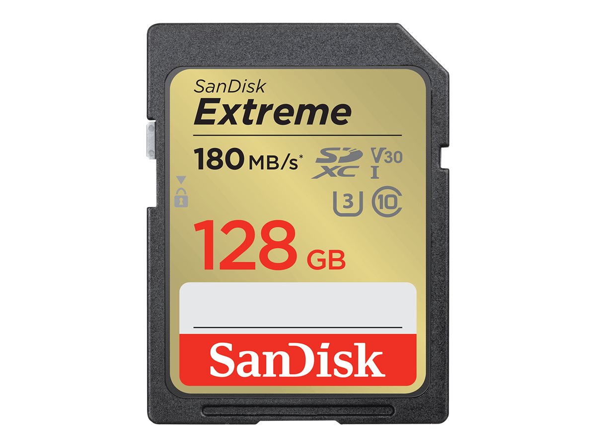 SanDisk Flash-Speicherkarte (microSDXC-an-SD-Adapter inbegriffen)