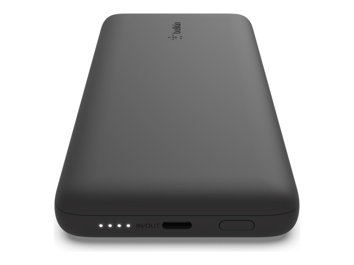 Belkin BoostCharge Plus - Powerbank - 10000 mAh - 23 Watt - Fast Charge, PD - 2 Ausgabeanschlussstellen (Lightning, 24 pin USB-C)