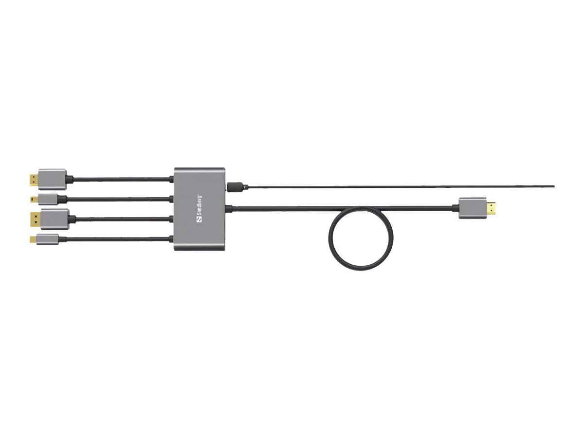 SANDBERG All-In-1 Display Adapter Hub - Videoadapter