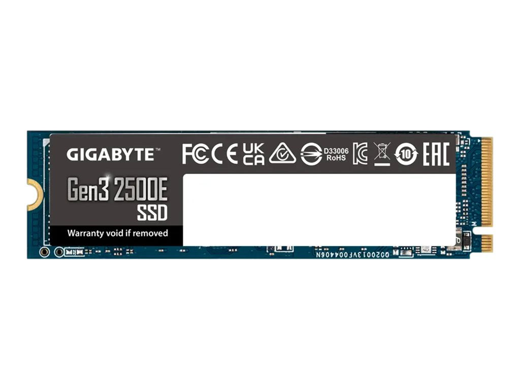 Gigabyte Gen3 2500E - SSD - 500 GB - intern - M.2 2280 - PCIe 3.0 x4 (NVMe)