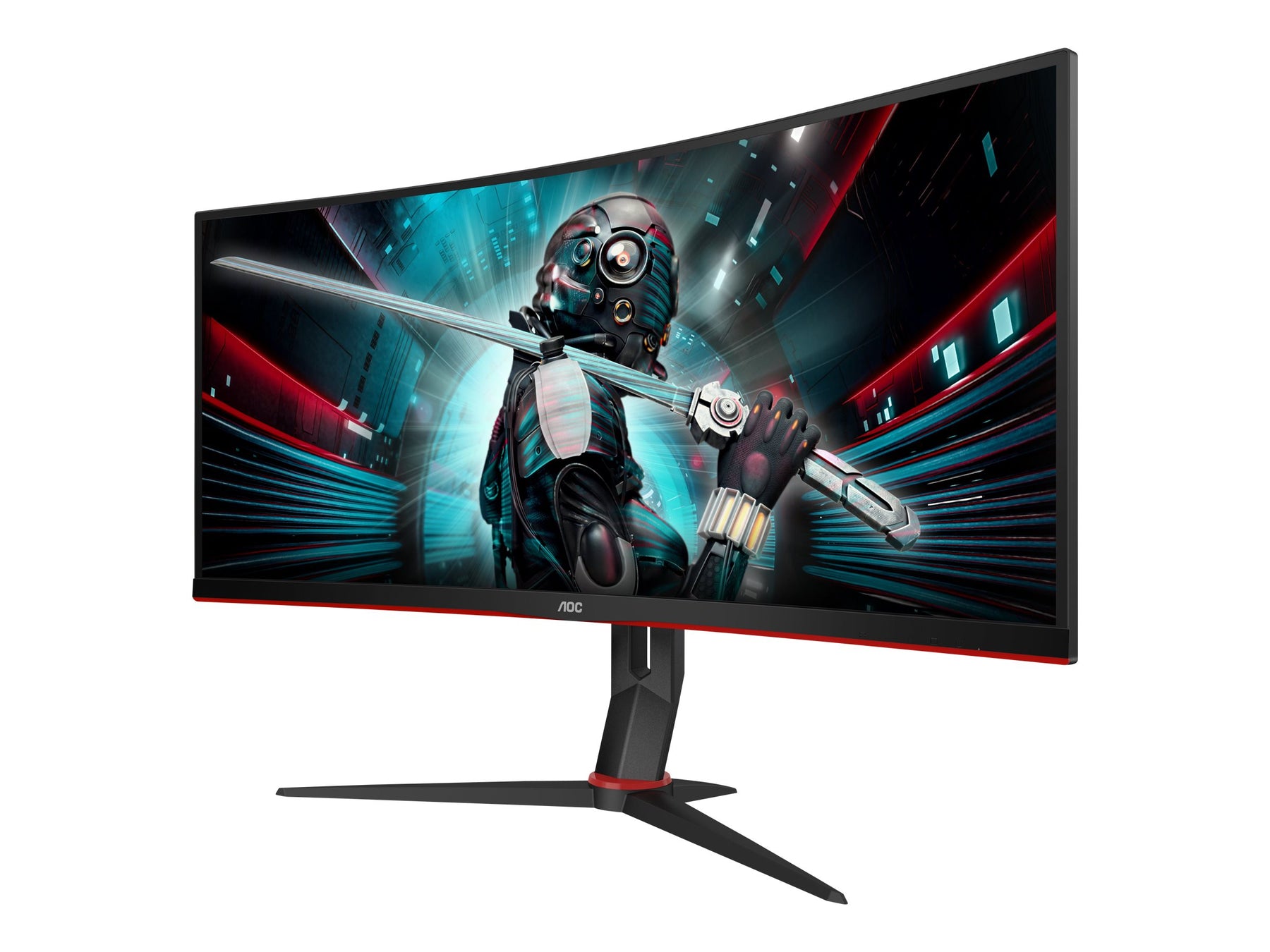 AOC Gaming CU34G2X/BK - G2 Series - LED-Monitor - Gaming - gebogen - 86.4 cm (34")