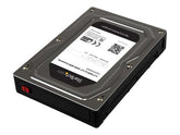 StarTech.com 2,5 auf 3,5 Aluminium SATA Festplattengehäuse für HDD/SSD bis 12,5mm - 6,4cm auf 8,9cm (2,5/3,5 Zoll)