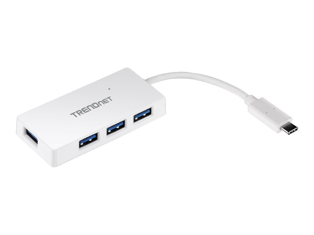 TRENDnet TUC-H4E - Hub - 4 x SuperSpeed USB 3.0 + 1 x USB-C