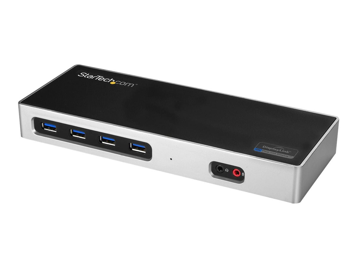 StarTech.com USB-C docking station - 4k Dual HDMI, Dual DP oder HDMI & DP 60Hz - USB-C/USB 3.0 - 6 USB Ports - Mac / Windows (DK30A2DH)