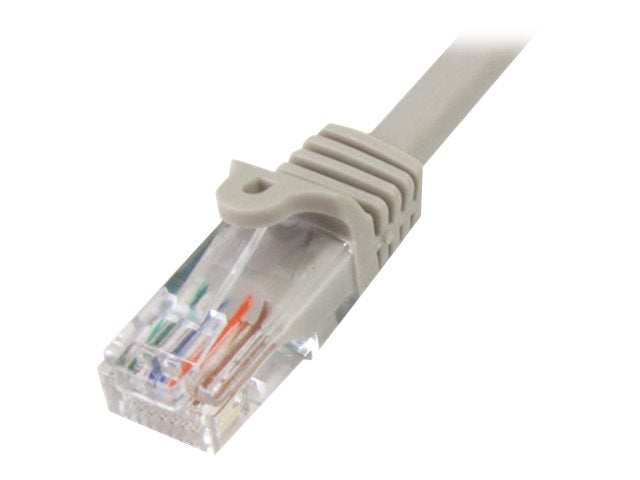 StarTech.com 3m Cat5e RJ45 UTP Netzwerkkabel Snagless - Cat 5e Patchkabel - Grau - Stecker / Stecker - Patch-Kabel - RJ-45 (M)