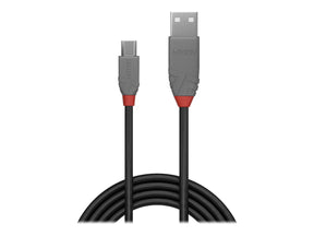 Lindy Anthra Line - USB-Kabel - USB (M) bis Micro-USB Typ B (M)