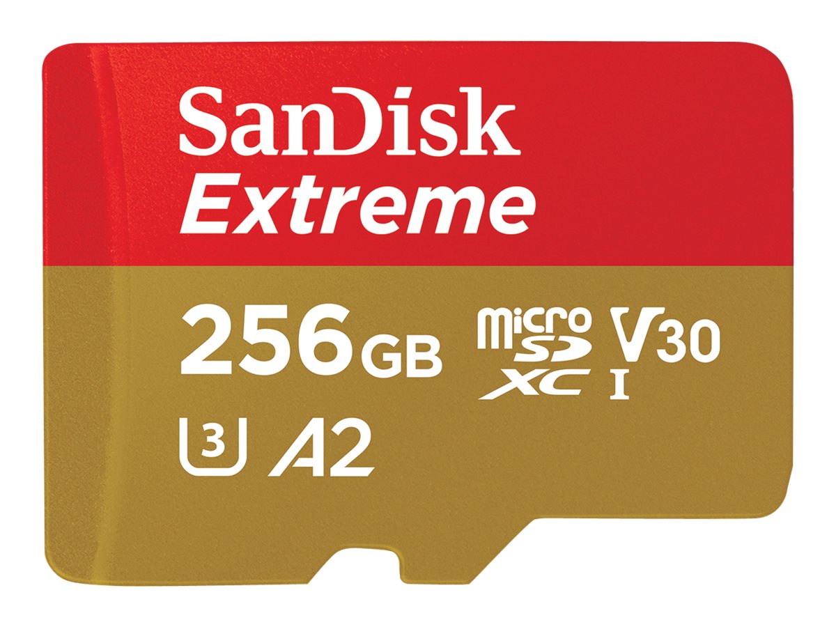 SanDisk Extreme - Flash-Speicherkarte (microSDXC-an-SD-Adapter inbegriffen)