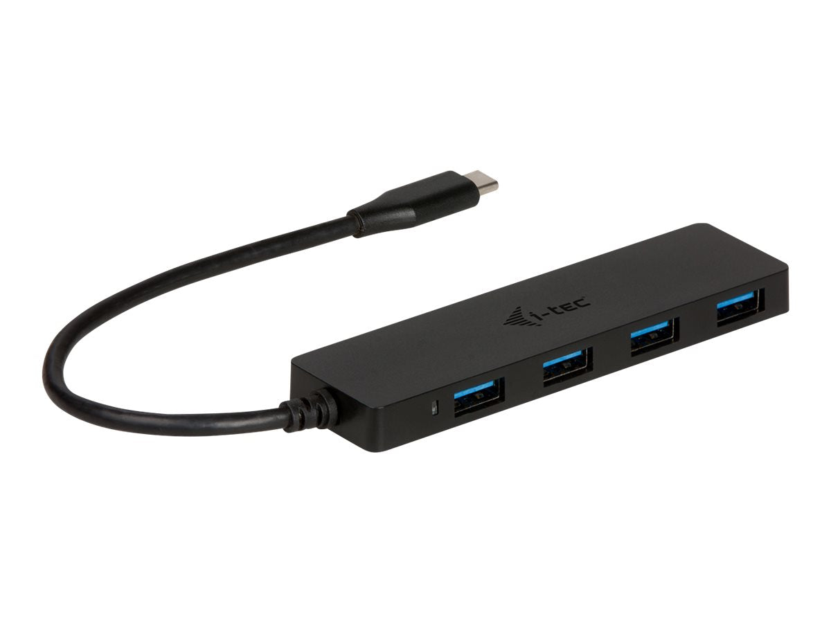 i-tec USB-C Slim Passive Hub - Hub - 4 x SuperSpeed USB 3.0