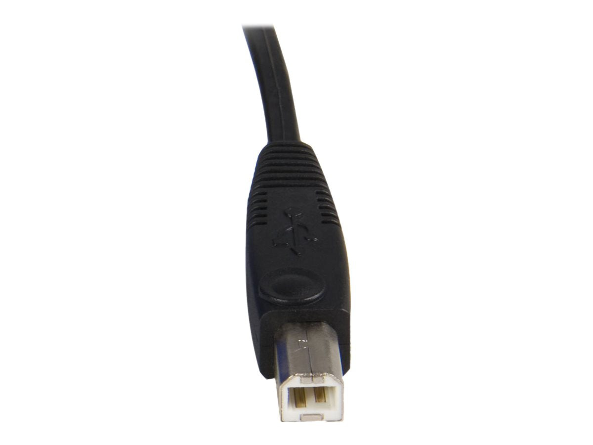 StarTech.com KVM Kabel USB VGA für KVM Switch 1,8m - Kabelsatz für KVM Umschalter 2x USB A/B Stecker 2x VGA Stecker- Octopuskabel - Tastatur- / Video- / Maus- / USB-Kabel - HD-15 (VGA)