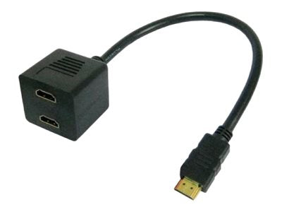 Techly Video Splitter Cable HDMI M to 2 x HDMI F