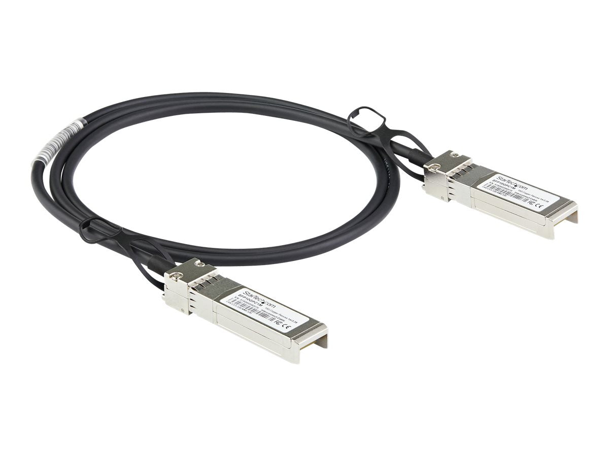 StarTech.com DACSFP10G1M SFP+ Kabel (1m, 10 GbE, Dell EMC DAC-SFP-10G-1M kompatibles SFP+ Kabel, Passives Kupfer DAC Kabel, Mini-GBIC) - 10GBase Direktanschlusskabel - SFP+ (S)