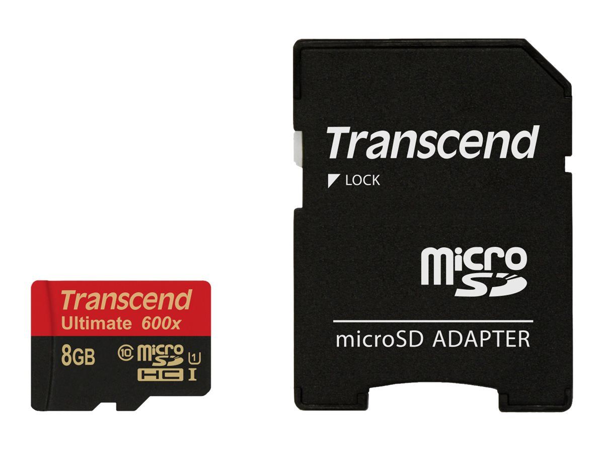 Transcend Ultimate - Flash-Speicherkarte (microSDHC/SD-Adapter inbegriffen)