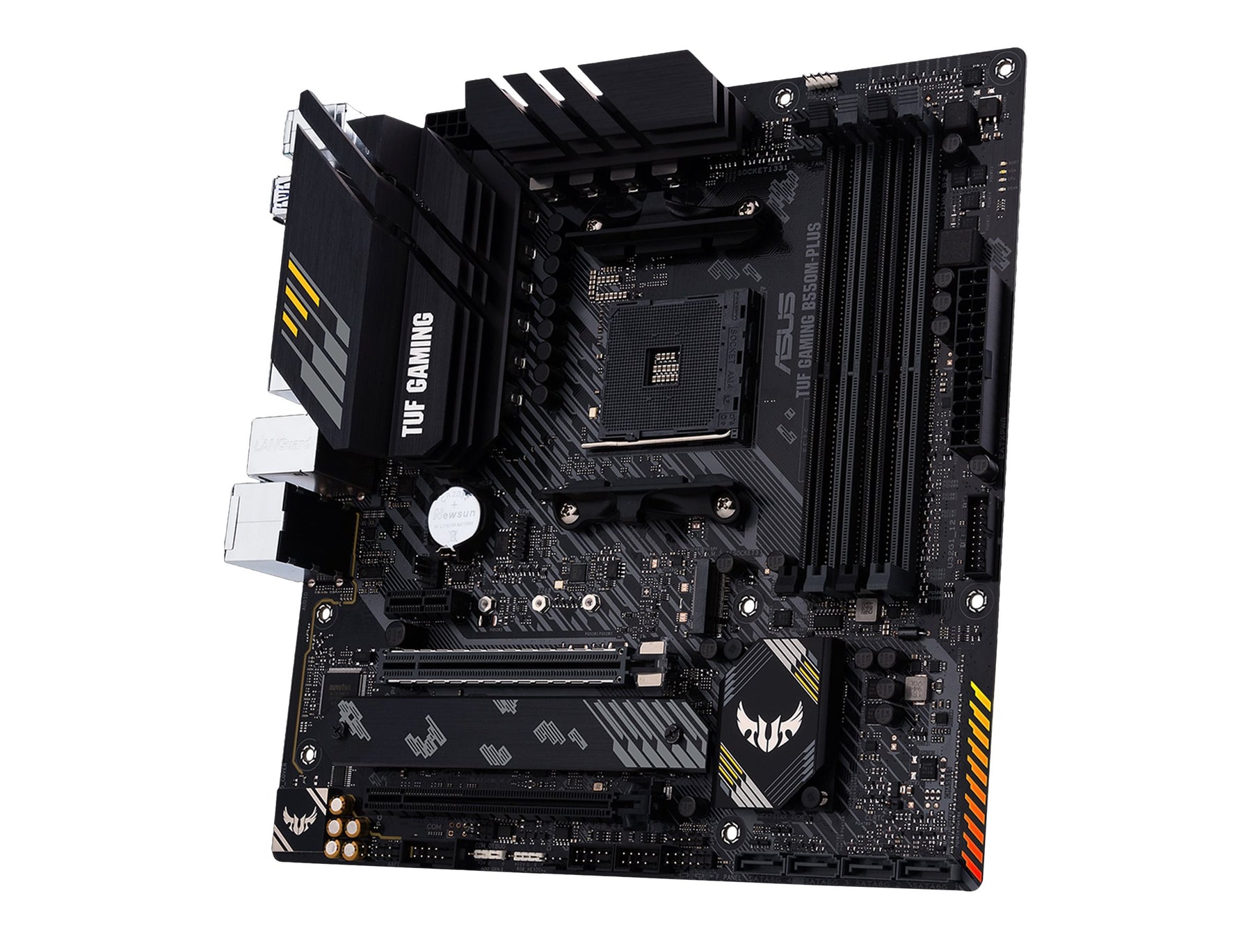 ASUS TUF GAMING B550M-PLUS - Motherboard - micro ATX - Socket AM4 - AMD B550 Chipsatz - USB-C Gen2, USB 3.2 Gen 1, USB 3.2 Gen 2 - 2.5 Gigabit LAN - Onboard-Grafik (CPU erforderlich)