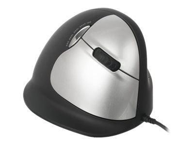 R-Go HE Mouse Ergonomische Maus, Groß (über 185mm), rechtshändig, drahtgebundenen