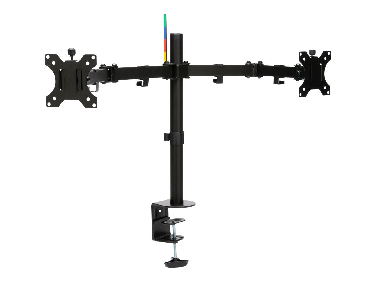 Kensington SmartFit Ergo Dual Extended Monitor Arm - Befestigungskit - einstellbarer Arm - für 2 Monitore - Metall - Schwarz - Bildschirmgröße: bis zu 81,3 cm (bis zu 32 Zoll)