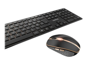 Cherry DW 9100 SLIM - Tastatur-und-Maus-Set - kabellos