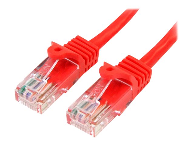 StarTech.com CAT5e Cable - 7 m Red Ethernet Cable - Snagless - CAT5e Patch Cord - CAT5e UTP Cable - RJ45 Network Cable - Patch-Kabel - RJ-45 (M)