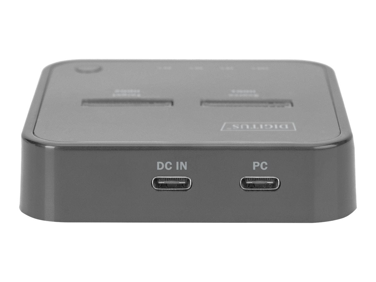 DIGITUS Dual M.2 NVMe SSD Docking Station mit Offline-Klonfunktion, USB-C